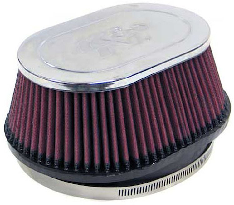 Oval Tapered Universal Clamp-On Air Filter Flange Dia - F: 6" , 152mm