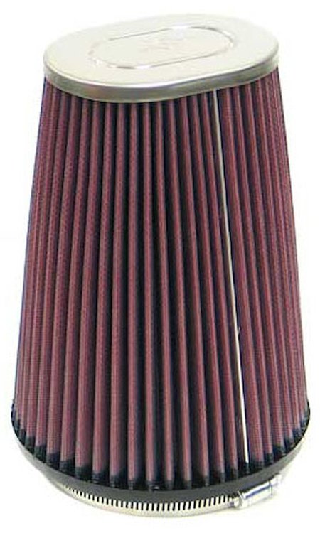 RF-1021 Oval Tapered Universal Clamp-On Air Filter Flange Dia - F: 4.5 in. , 114mm