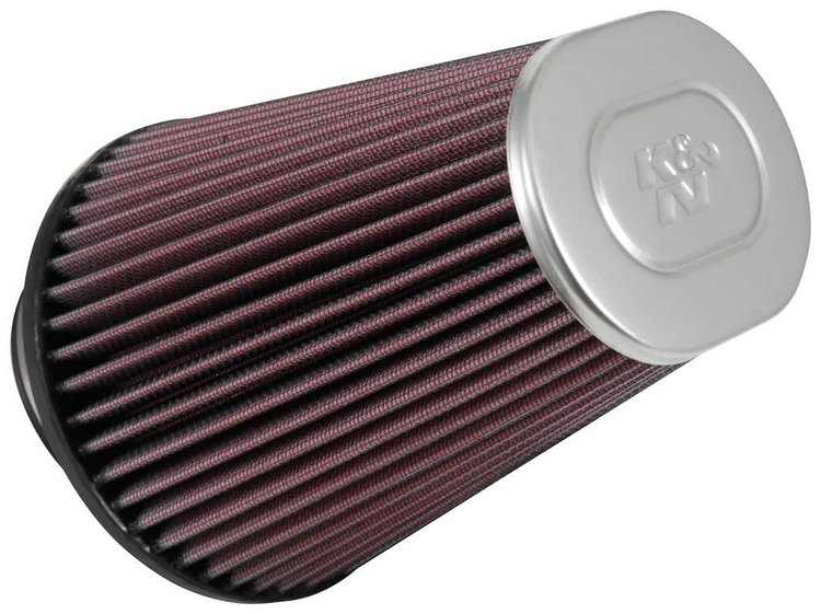 Oval Tapered Univ Clamp-On Air Filter Flange Dia - F: 3.5" , 89mm