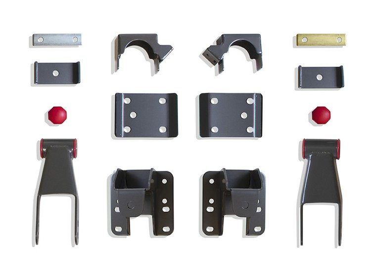 301340 4" Rear Flip Kit W/ Hangers Fits 2007-2019 Chevy/GMC Silverado/Sierra