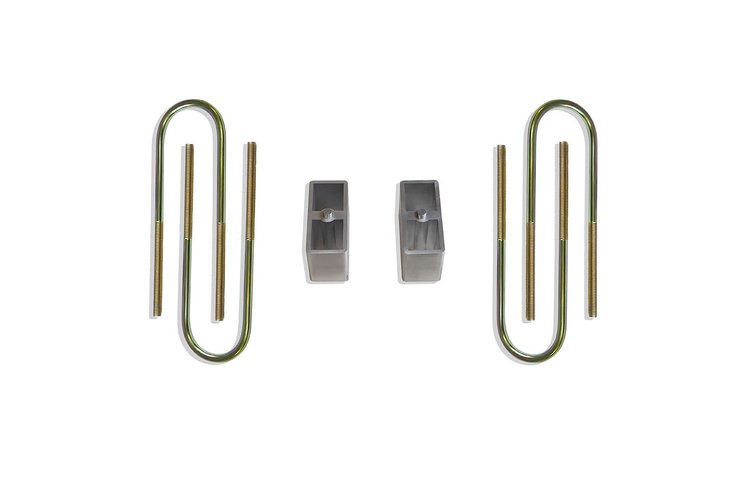 430030 3" Lowering Blocks W/ U-Bolts Fits 1982-2003 Chevy Blazer/S10, 1983-1991 GMC S15 Jimmy, 1991-2003 GMC Sonoma