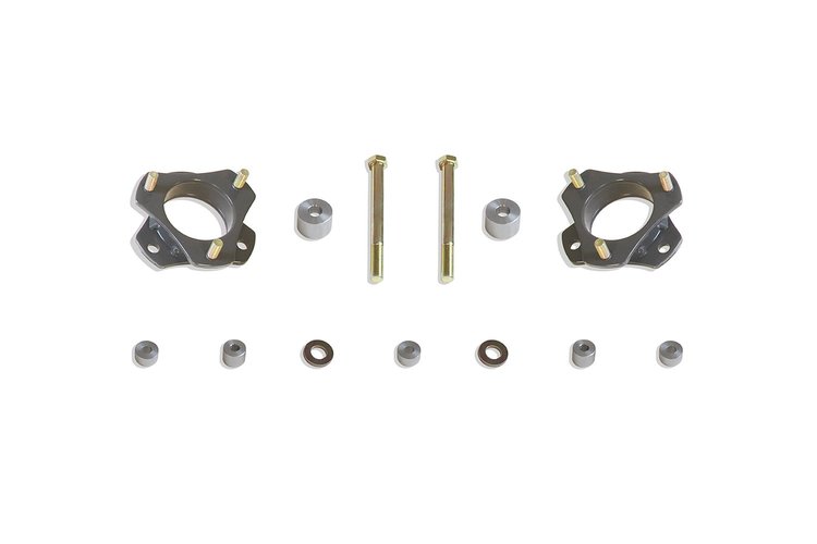 836825-4 2.5" Front Strut Spacers W/ Differential Drop Fits 03-22 Toyota 4Runner, 05-22 Toyota Tacoma, 07-14 Toyota FJ Cruiser