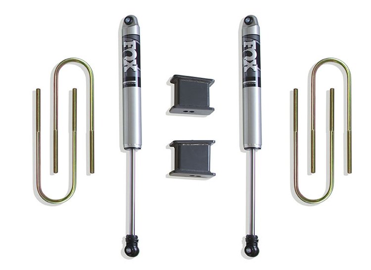 902140F 4" Rear Lift Box Kit W/ Fox Shocks Fits 2002-2008 Dodge Ram 1500