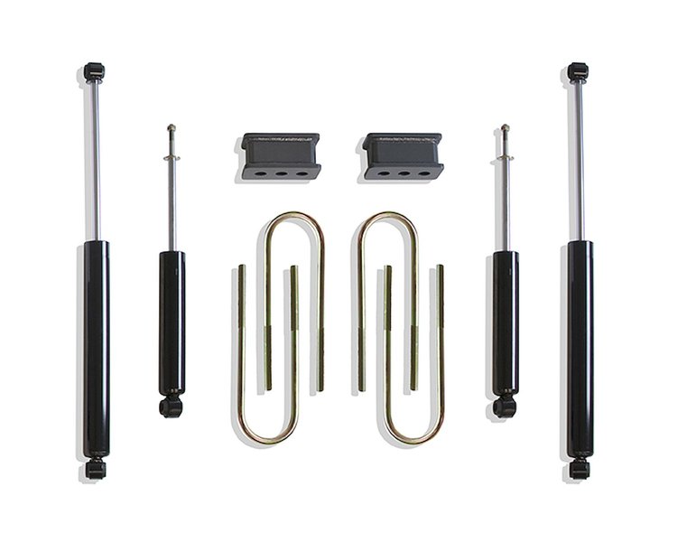 902225S 2.5" Rear Lift Box Kit 3.625" U-Bolts Fits 2006-2008 Dodge Ram 1500, 2003-2008 Dodge Ram 2500/3500