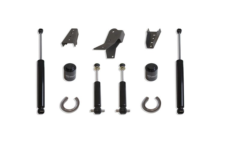 902445S 4" Rear Lift Box Kit W/ Mt Shocks Fits 2011-2018 Ram 1500<li>2019-2022 Ram 1500 Classic<li>2009-2010 Dodge Ram 1500