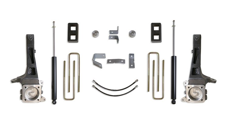 K886842 4" Lift Kit Mt Shocks Fits 2005-2022 Toyota Tacoma