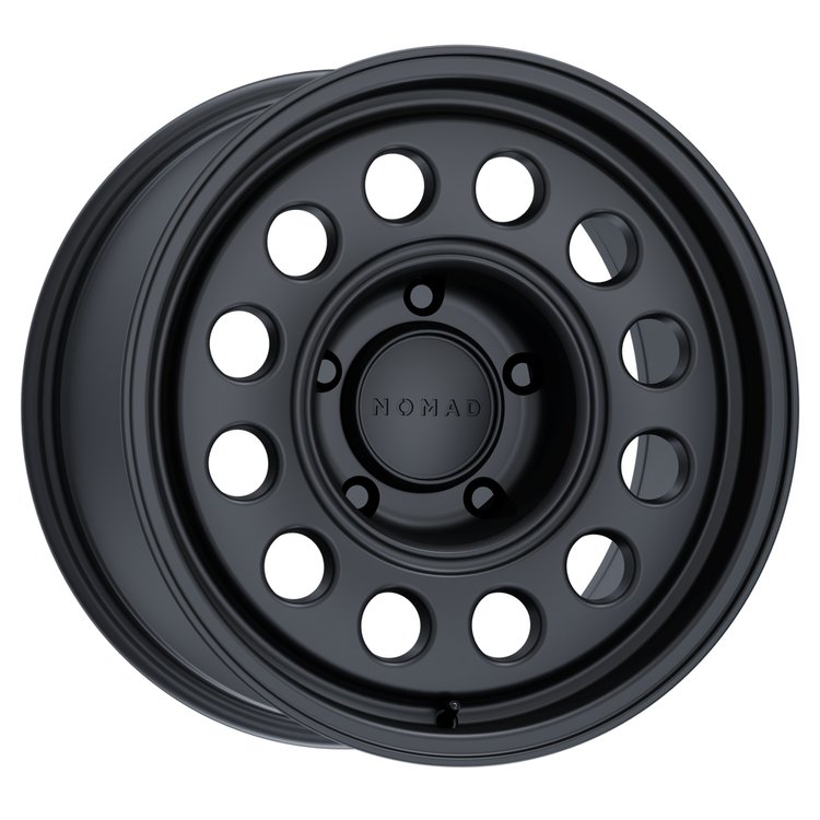 N501SB CONVOY Wheel, Size: 17" x 8.50", Bolt Pattern: 6 x 135 mm, Backspace: 4.36" [Finish: Satin Black]