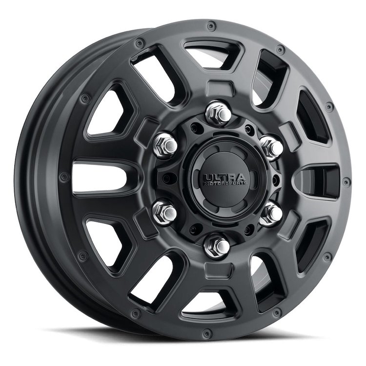 003-6568SB 003-Series Hunter AWD Van Wheel [Size: 16"x6.5"] Satin Black Finish
