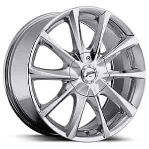 Ultra 081 E-Twine Chrome FWD Wheel Size: 16" x 7" Bolt Pattern: 5 x 4.5", 5 x 4.25" Back Space: 5.65"