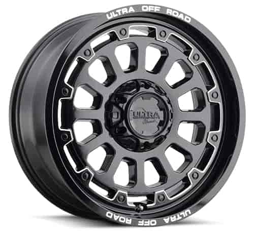 111 Xtreme Gloss Black with Milled Accents 20" x 9"