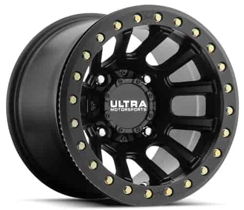 117 Xtreme Satin Black with Satin Clear Coat 15" x 10"