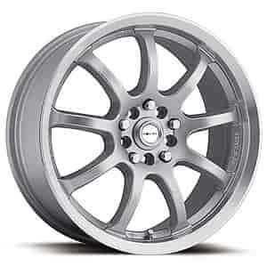 Ultra 169 F-9 Focal Series Silver FWD Wheels Size: 16" x 7"