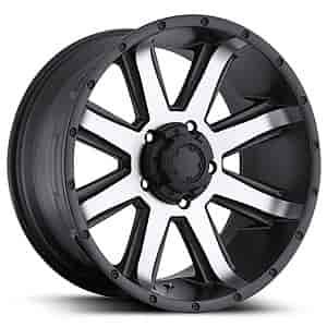 Ultra 195 Crusher RWD Black/Diamond Cut Face Wheel Size: 20" x 10"