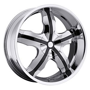 Ultra 211 Widow Platinum Series Chrome RWD Wheels Size: 20" x 9"