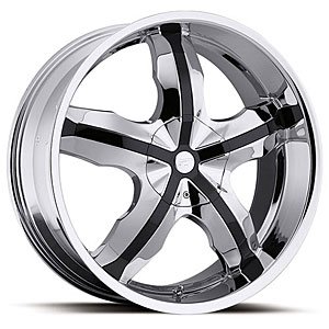 Ultra 212 Widow Platinum Series Chrome FWD Wheels Size: 18" x 8"