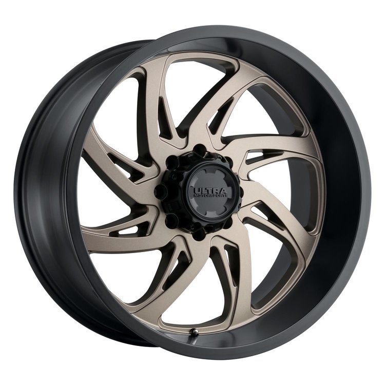 230-Series Villain Wheel, Size: 20x9", Bolt Pattern: 8x170 mm [Dark Satin Bronze w/Satin Black Lip]