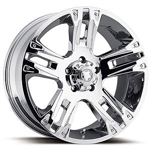 Ultra 234/235 Maverick Chrome RWD Wheels Size: 17" x 8"