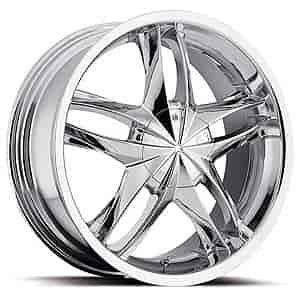 Ultra 255 Twin Twist Platinum Series Chrome FWD Wheels Size: 17" x 7.5"