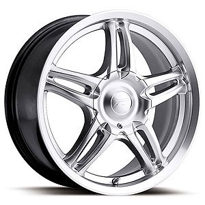 Ultra 269 Fury Platinum Series Silver FWD Wheels Size: 17" x 7.5"