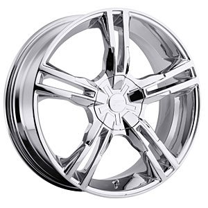 Ultra 291/292 FWD/RWD Saber Platinum Series Chrome Wheels Size: 20" x 9"