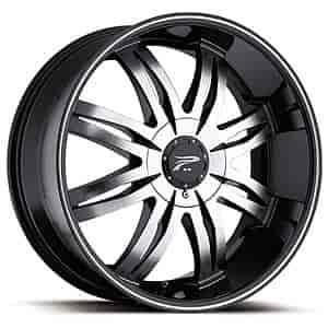 Ultra 298 Diamonte Platinum Series Gloss Black RWD Wheels Size: 22" x 9.5"