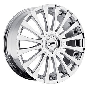 Ultra 405 Emotion Platinum Series Chrome FWD Wheels Size: 22" x 8.5"