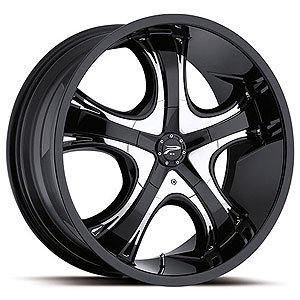 Ultra 415 Patriarch Platinum Series Gloss Black RWD Wheels Size: 22" x 9.5"
