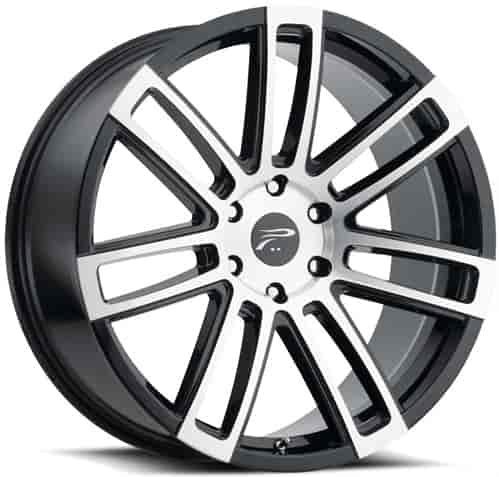 Platinum 441 Ghost Gloss Black w/ Diamond Accents Wheel 20" x 9"