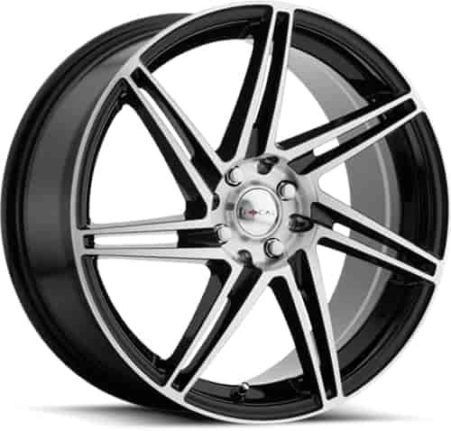 Focal 449 F-14 Gloss Black w/ Machined Face Wheel 18" x 8"