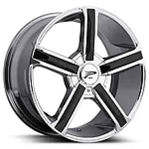Ultra 499 Dynasty Chrome/Black Insert FWD Wheel Size: 18" x 8"