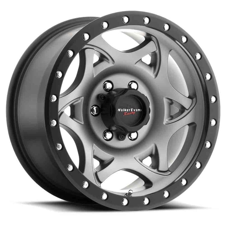 Legend 15X8 6X5.5 3.75BS -19 Graphite Grey w/ Satin Black Lip