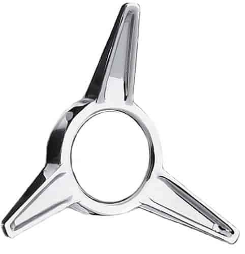 Screw On Spinner Chrome plated aluminum