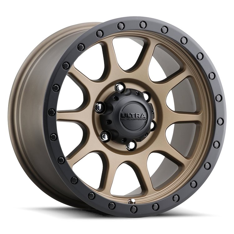115-7973BZ+01 115-Series The General Wheel [Size: 17"x9"] Satin Bronze w/ Satin Black Lip Finish