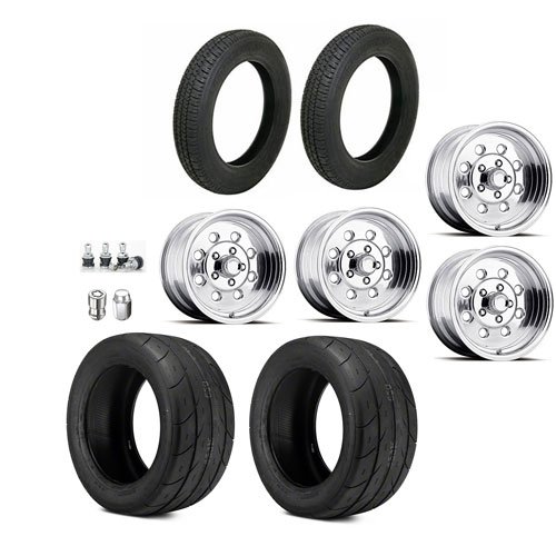 Nitro Wheel and Tire Kit Fits 1967-79 A/F/X-Body Cars* Includes: