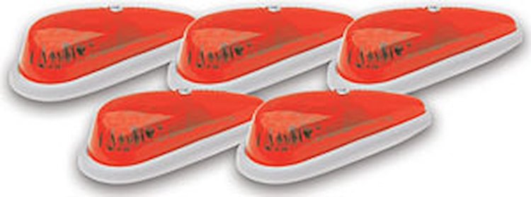 Hi-Five Cab Roof Lights Teardrop Style with Red Light