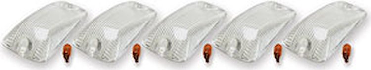 Clear 5 Lens/Bulb Kit 88-02 GM Style