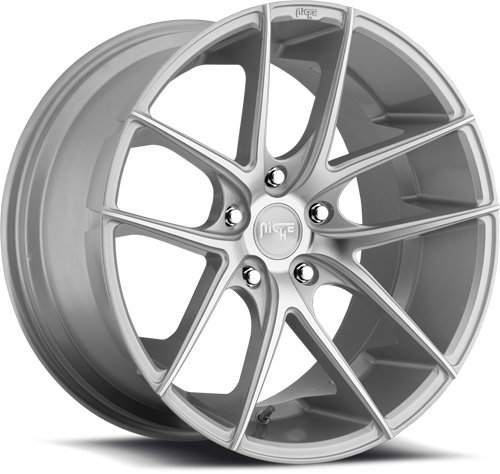 20x10 Targa 5x112 MS 55 66.6 MS -Silver Machined