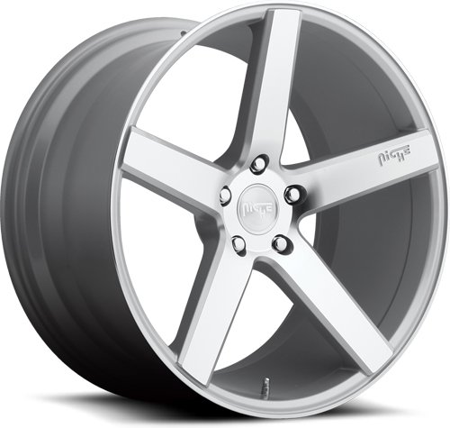 20x10 MILAN 5x112 MS 55 66.6 MS -Silver Machined