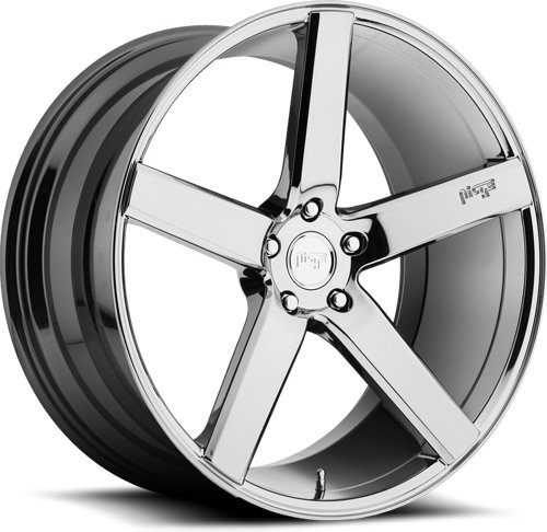 19x9.5 MILAN 5x4.5 VP 35 72.6 VP -Powder Chrome