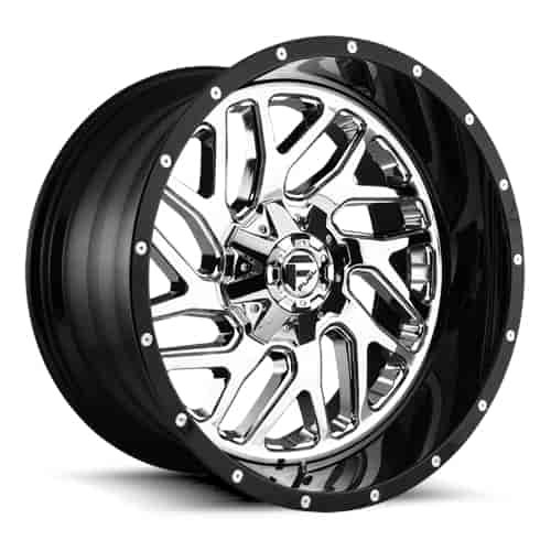 D221 Triton Two Piece Aluminum Wheel Size: 22" x 12"