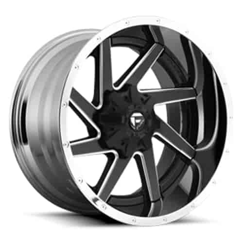 20x10 Renegade 6x135 6x5.5 BLACK MILLED 4.75/-19 106.4