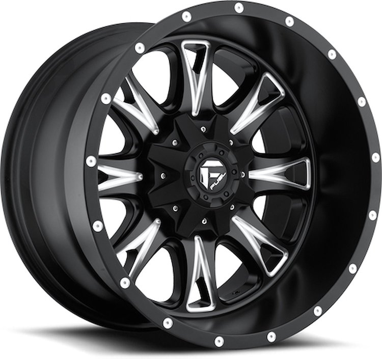 D513 Throttle One Piece Cast Aluminum Wheel Size: 17" x 9"