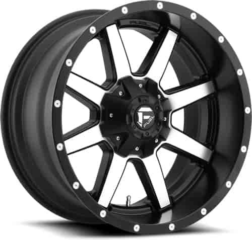 D537 Maverick One Piece Cast Aluminum Wheel Size: 17" x 9"