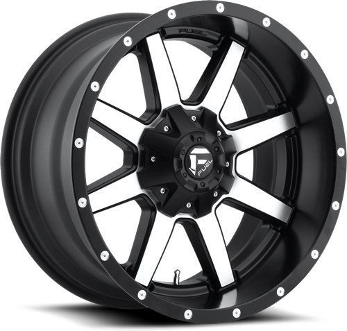 D537 Maverick One Piece Cast Aluminum Wheel Size: 20" x 10"