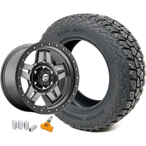 Jeep JK Fuel Off-Road D558 Wheel and Tire Kit 2007-15 Jeep Wrangler JK Includes: