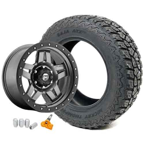 Jeep JK Fuel Off-Road D558 Wheel and Tire Kit 2007-15 Jeep Wrangler JK Includes:
