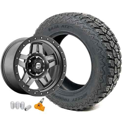 Jeep JK Fuel Off-Road D558 Wheel and Tire Kit 2007-15 Jeep Wrangler JK Includes: