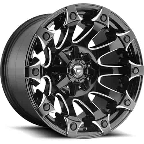 D578 Battle Axe One Piece Cast Aluminum Wheel Size: 20" x 9"
