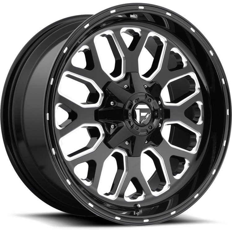 D588 Titan One Piece Cast Aluminum Wheel Size: 20" x 12"