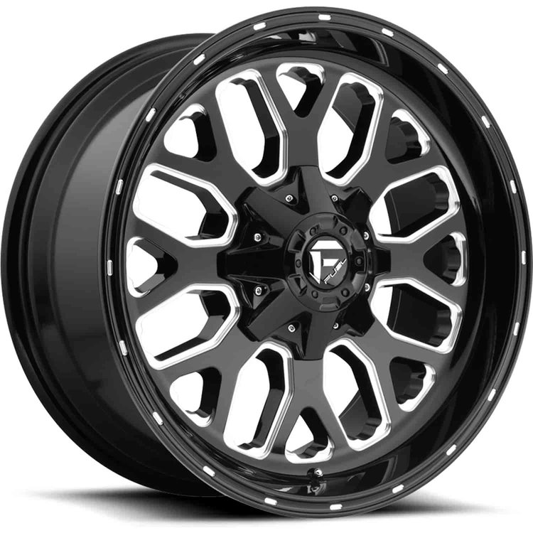 D588 Titan One Piece Cast Aluminum Wheel Size: 22" x 10"